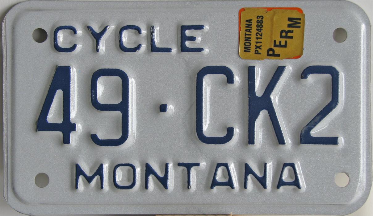 License Plate 9705